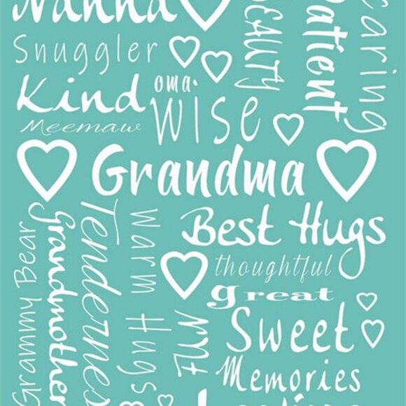 Other - Grandma Fleece Blanket - New in GREY AND BLACK